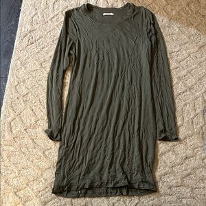 Bar III Long Sleeve Olive Dress